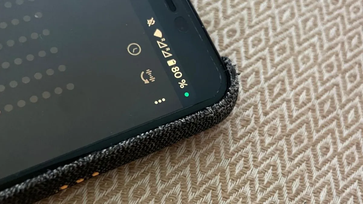 Was zeigt der grüne Punkt auf deinem Android‑Smartphone?